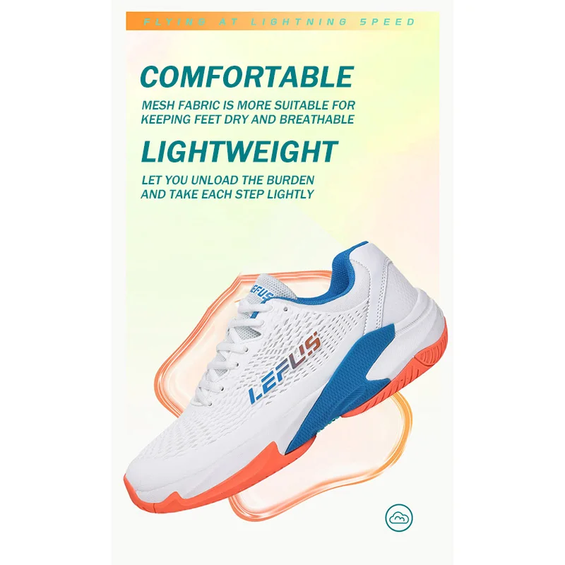 LEFUS Breathable Men's Women's Badminton Shoes Anti-Slip Table Tennis Sneakers Training Sports Comfortable Shoes - Image 5
