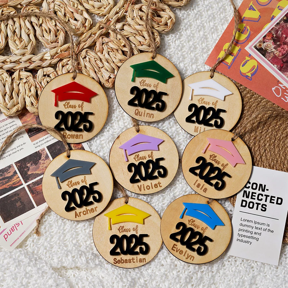 سلسلة مفاتيح فئة 2025، سلسلة مفاتيح التخرج، سلسلة مفاتيح غراد، هدية تخرج مخصصة، هدية تخرج شخصية، سلسلة مفاتيح مخصصة #4