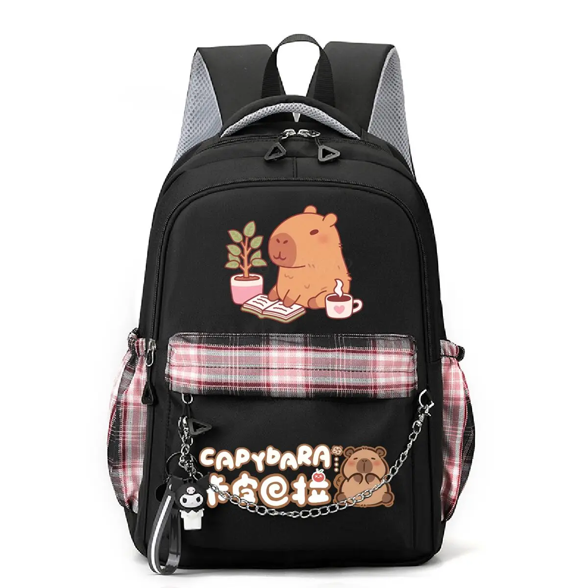 Mochila Cartoon Capybara Backpack for Girls Student Teenager Children Rucksack Women Casual School Bags Kids Birthday Gifts