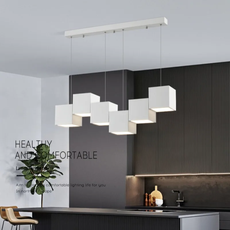 Minimalist Dining Room Pendant Lights Modern Bar Table Lights Office Pendant lamp Designer Creative Geometric Dining Room Lights