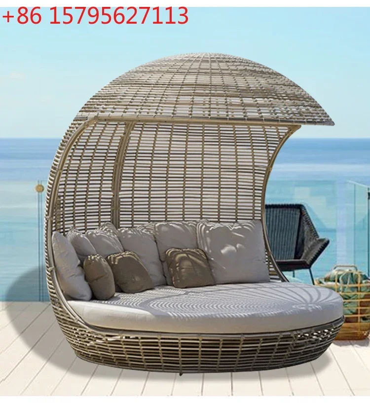 

Lounge chair, scenic spot, homestay, hotel, sun protection, rattan bed, bird's nest bed, creative bed, leisure