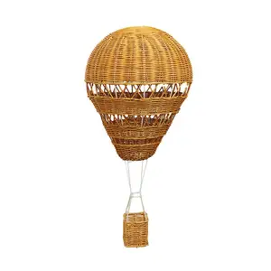 Kreativer Rattan Stoff Heißluftballon hängende Dekorationen, Babyzimmer, Handwerksmann Kindergartenhandwerk, dekorative Ornament, neue Wand 8 Hauptverkäufe Hot Air Wand Ball - №4