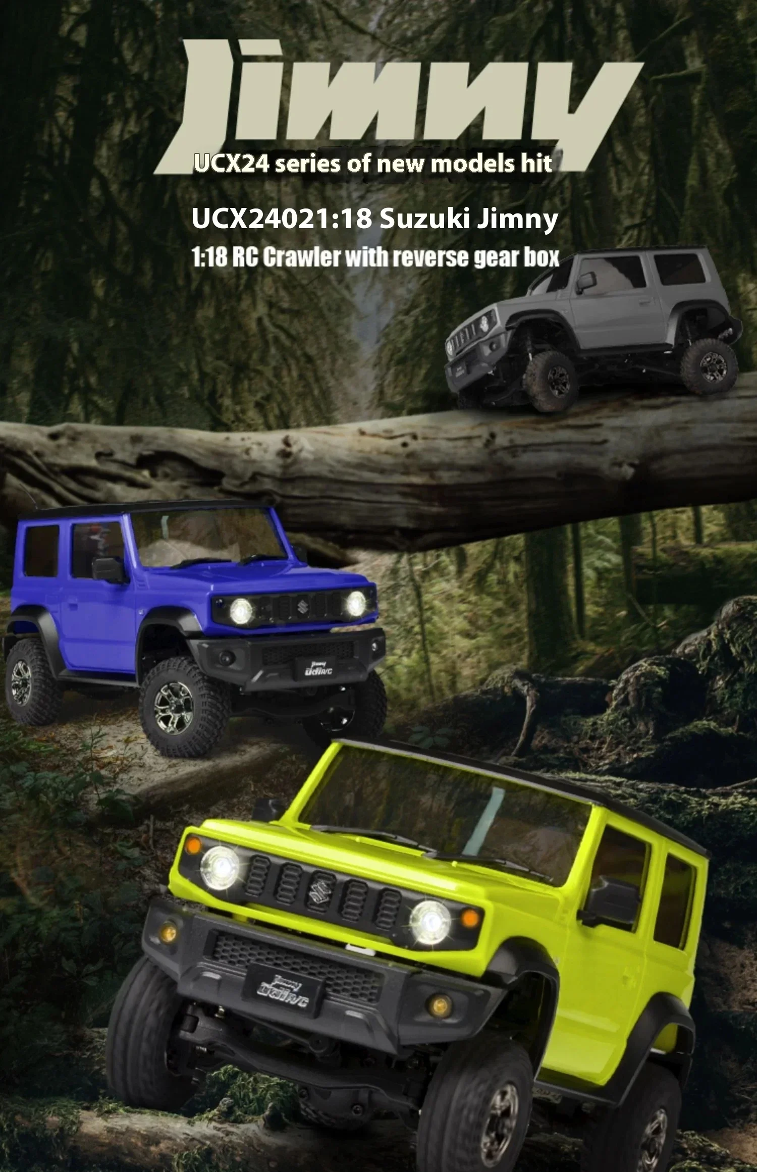 

Радиоуправляемый внедорожник UCX2402 1:18 4WD - 2.4ГГц 7.4В, высокоскоростной, с LED-подсветкой