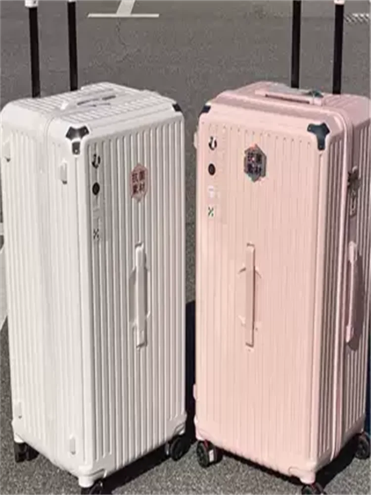 

Большая 28-дюймовая универсальная коробка для путешествий, кожаная коробка с паролем, большая коробка для тяги Capaci, женская коробка, новинка 2025 года, Sle