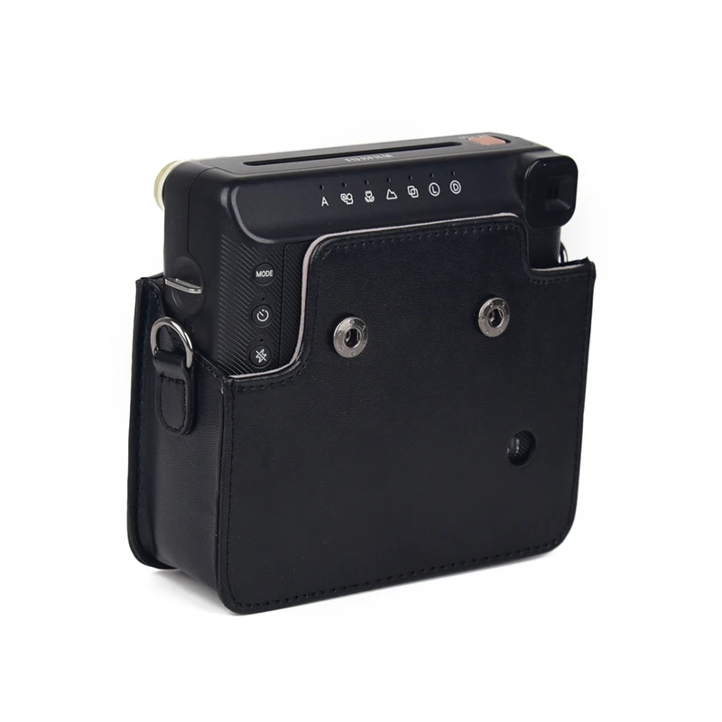 T69C PU Leather Camera Bag With Strap Camera Case For Fujifilm Instax Square SQ6 Instant Film Camera