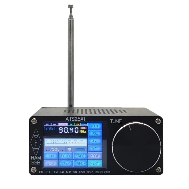 ARDUINO ATS25 Series WiFi Full-band DSP Radio Receiver (ATS-25/ATS-25X1/ATS-25X2), Firmware 4.14, 2.4 Inch Touch Screen