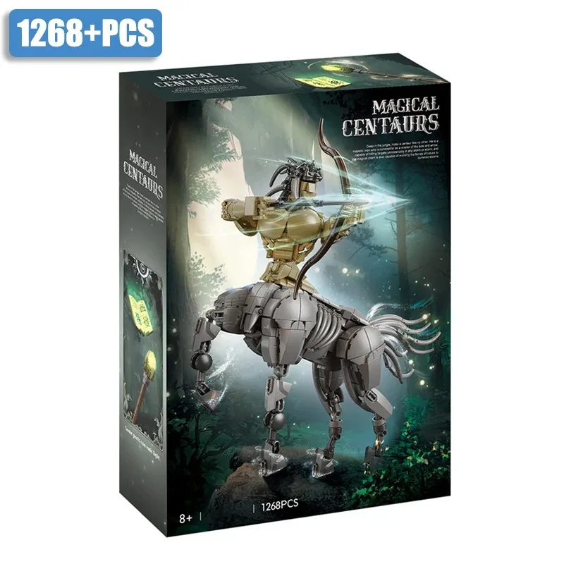 7060 centauros mágicos modelo 1268 pçs kit de blocos de construção figura moc montar criatura mágica centauro tijolos conjunto brinquedos meninos presentes