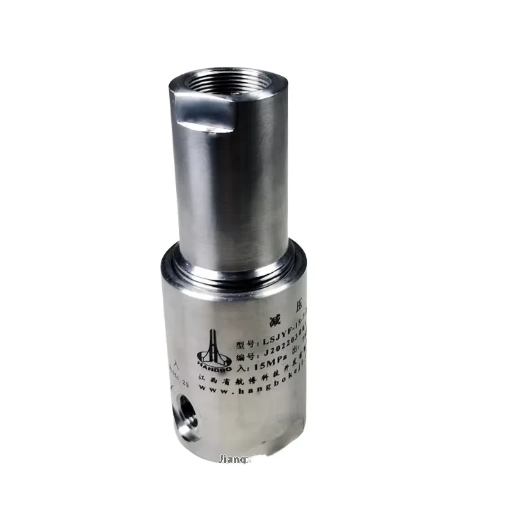 Dn6 Threaded Stainless Steel Pressure Regulator Factory Direct Supply Small High-Pressure Nitrogen Valve 70kg Pressure