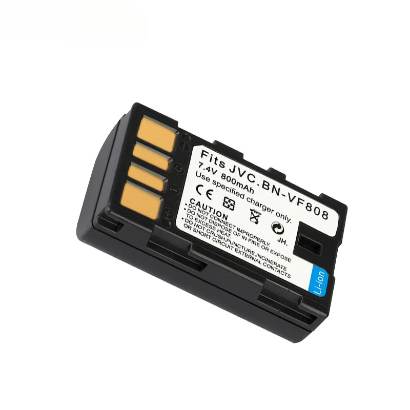 1000mAh BN-VF808 Battery for JVC GZ-HD7/GZ-MG575/GR-D750 GZ-MG330R GZ-MS130 Rechargeable Li-ion Camcorder Power Battery