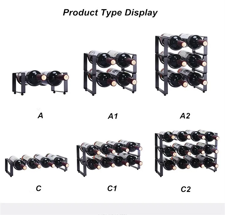 

Modern Simple Superposition Wine Rack Ornaments Wine Bottle Holder Wine Cabinet Iron Creative Wine Rack More Type Can Be Choose