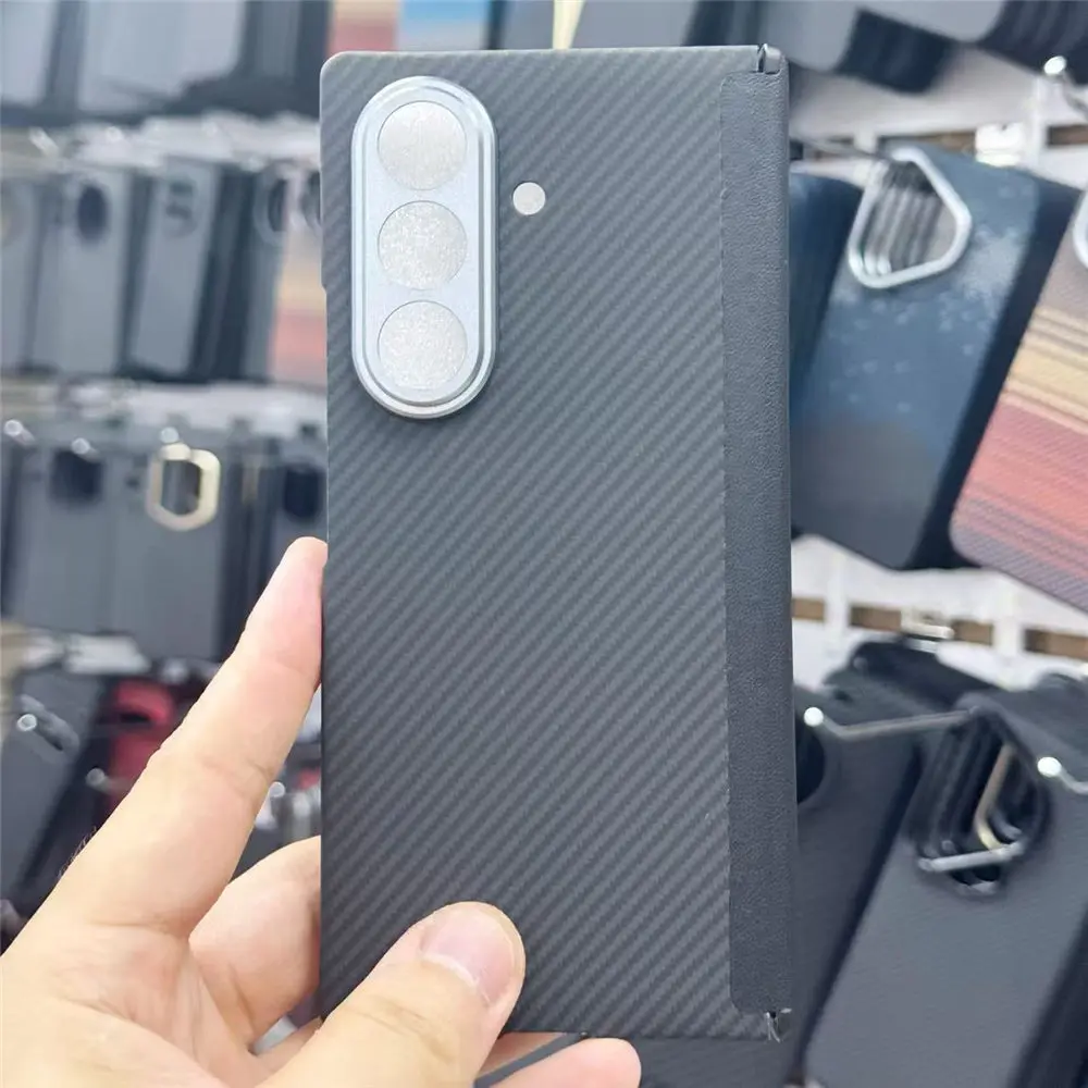 

Magnetic Premium Aramid Carbon Fiber Case for Samsung Galaxy Z Fold7 Hinge Protective Back Cover