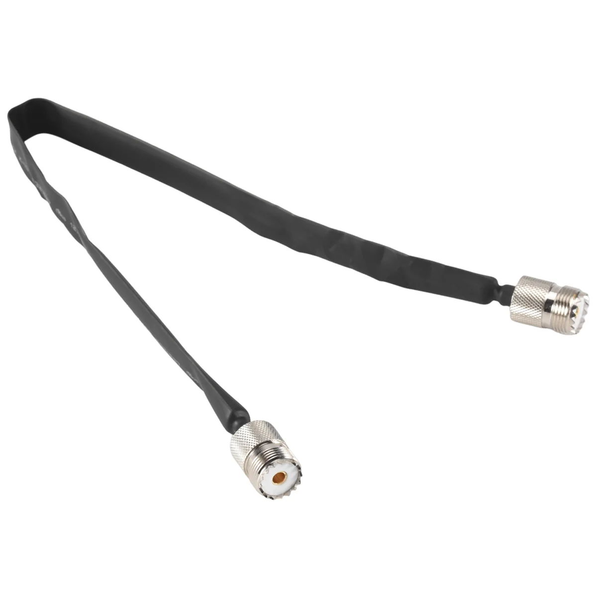 A17G باب/نافذة تمرير من خلال كابل محوري RF مسطح SO239 UHF أنثى إلى UHF أنثى 50 أوم RF اقناع ضفيرة تمديد الحبل