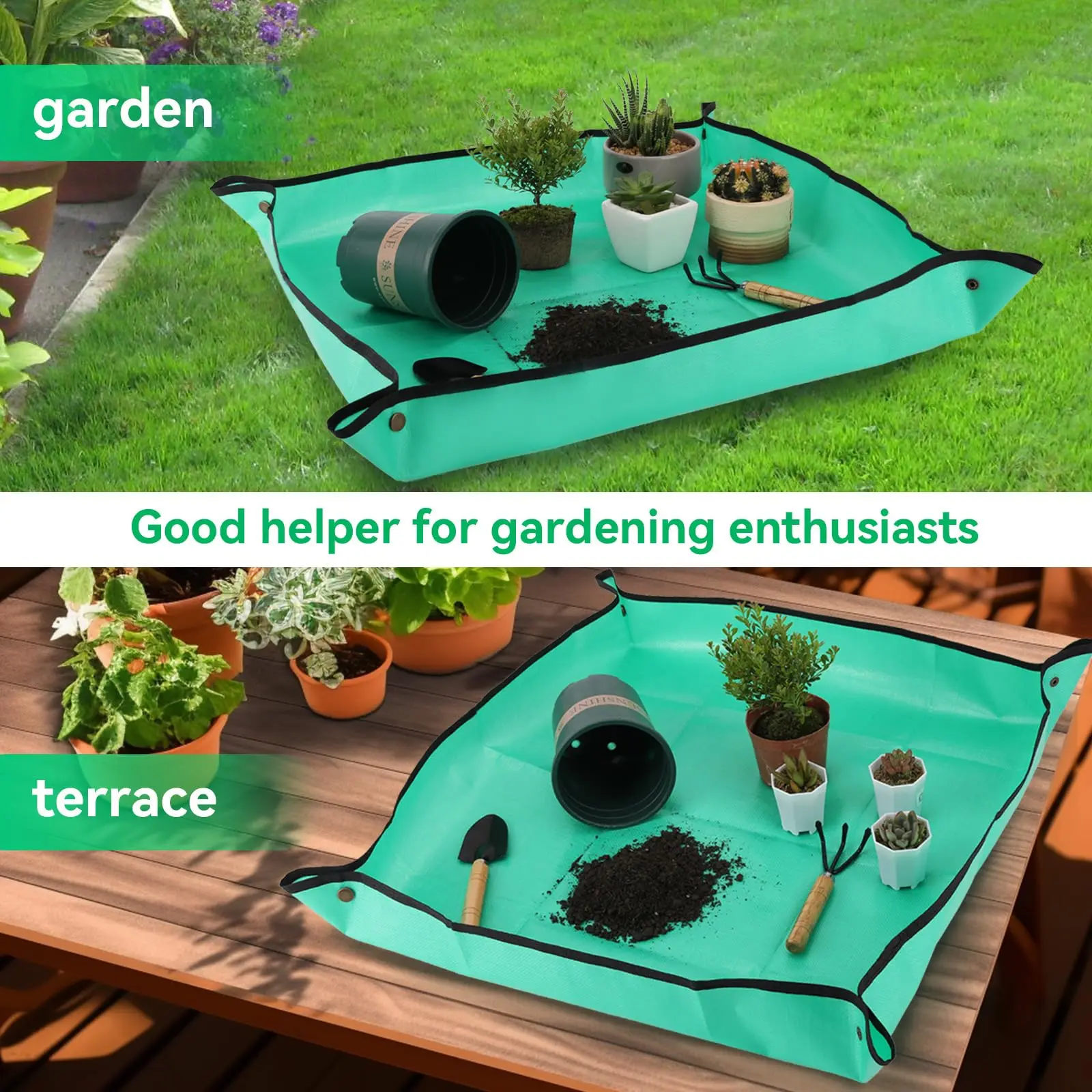 Indoor Succulent Potting Mat Plant Repotting Mat Waterproof Transplanting Mat Portable Gardening Soil Changing Mat For DIY