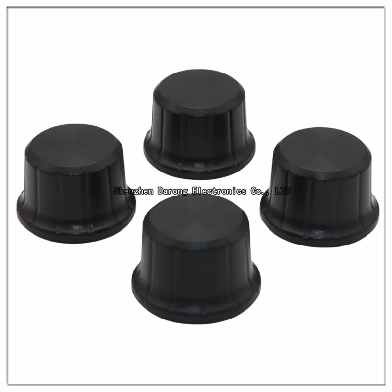 27.5 x 19 plastic striped knob cap Potentiometer encoder cap Volume adjustment cap Electronic instrument switch lug 1.5MM