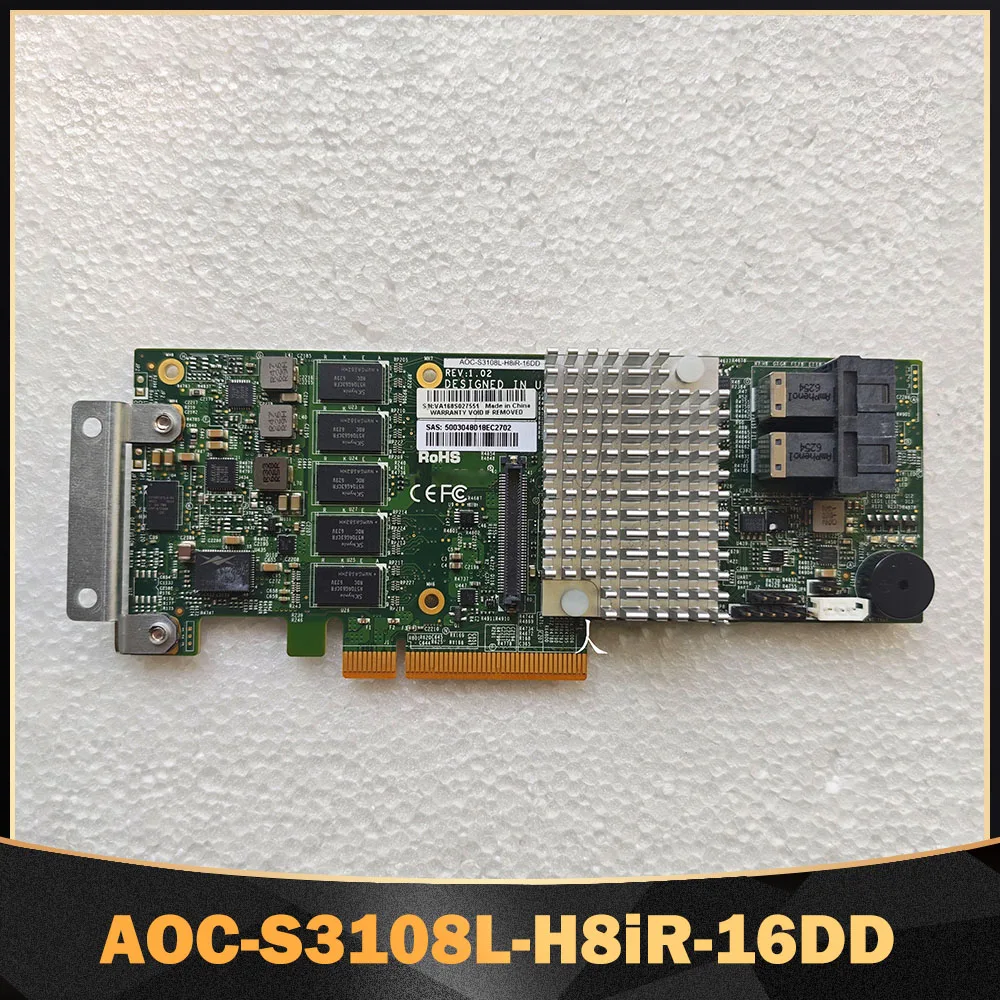AOC-S3108L-H8iR-16DD 12GB 2G Cache RAID Card 9361-8I Array Card
