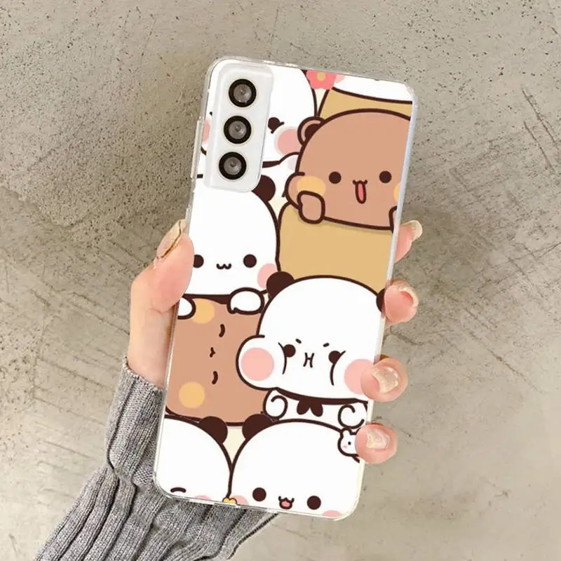 Custodia per telefono Bubududu Panda per Samsung S21 A10 per Redmi Note 7 9 per Huawei P30Pro Honor 8X 10i cover