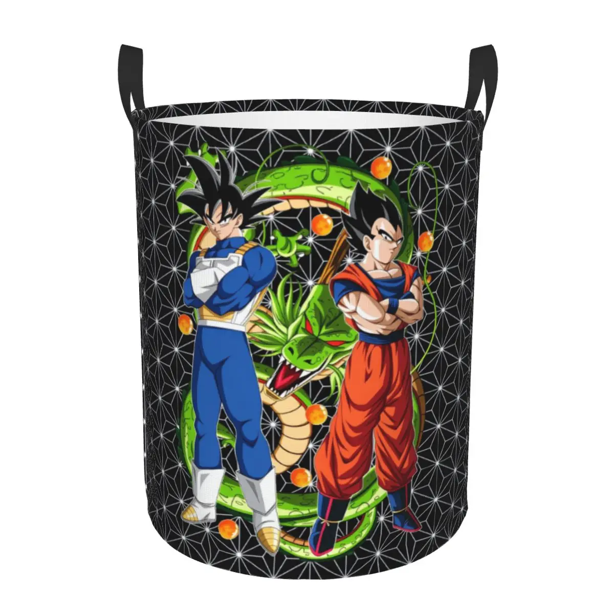

D-Dragon B-Ball GOKU Vegeta Laundry Hamper Large Clothes Storage Basket Book Socks Bin Organizer for Bathroom