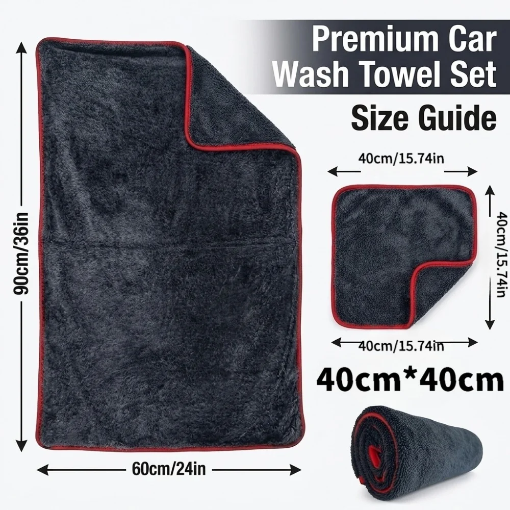 Super Absorbent Microfiber Car Drying Towel, Achieving Ultimate Car Protection, Essential for Vehicle Hygiene, Compact Design,