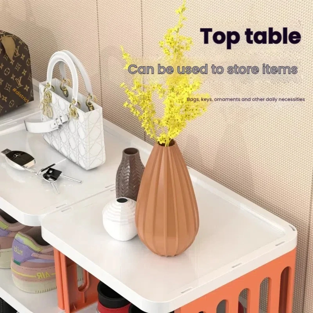Entrance Shoe Rack Dormitory Space Saving Storage Rack Convenient Storage Rack Simple Shoe Cabinet Home Multi-layer Storage Rack