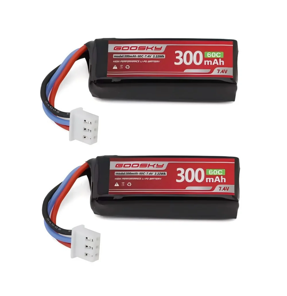 Originale GOOSKY S1 6ch LEGEND 3D RC elicottero parti batteria 2S 7.4V 300MAH 60C 2.22Wh batteria originale Lipo