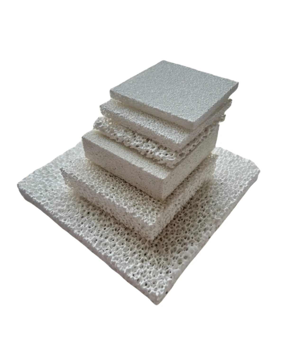 Custom 10ppi-60ppi foam ceramic alumina high temperature resistant casting porous