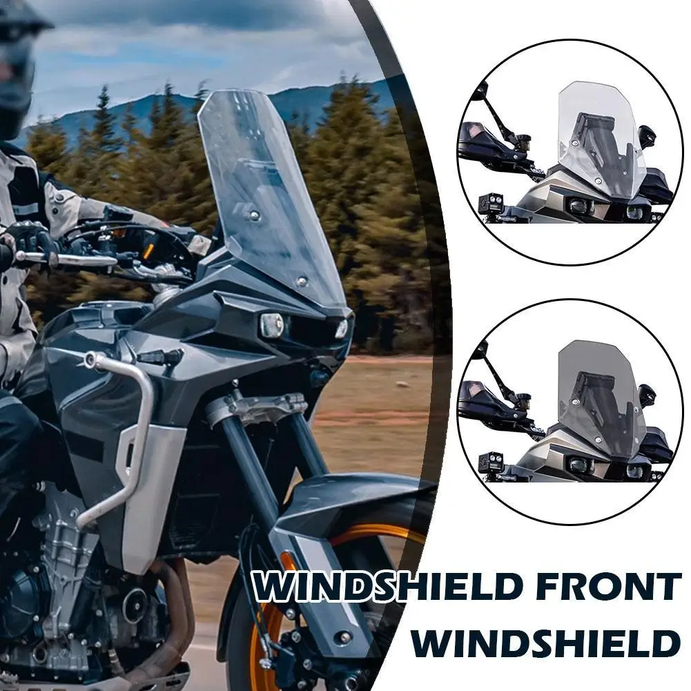 

Для Kaiyue 800X модифицированное лобовое стекло переднего лобового стекла с приподнятой нагрудной ограждением и дождевыми аксессуарами