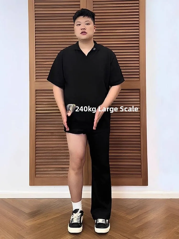 

GSS Lab Мужские джинсы Bla Le Knife Bootcut Брюки с высокой талией Прямые штаны из смеси хлопка и полиэстера Антибактериальные