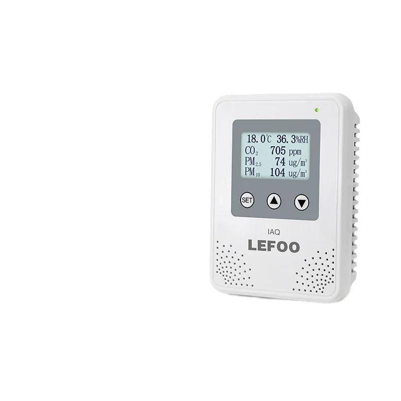 

Lifu All-In-One Air Quality Sensor Ceiling Detector Measures VOC Formaldehyde Temperature Humidity CO2 Environmental Sensors