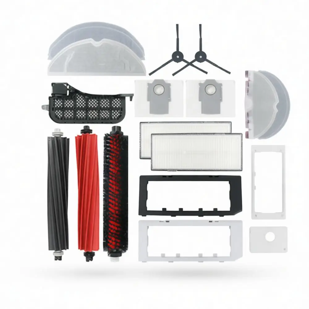 Replacement Parts Kit For Midea I5 I5 Young I9 Eye Vacuum Cleaner Accessories Side Brushes Hepa Filters Mop Pads Cleaning Tools