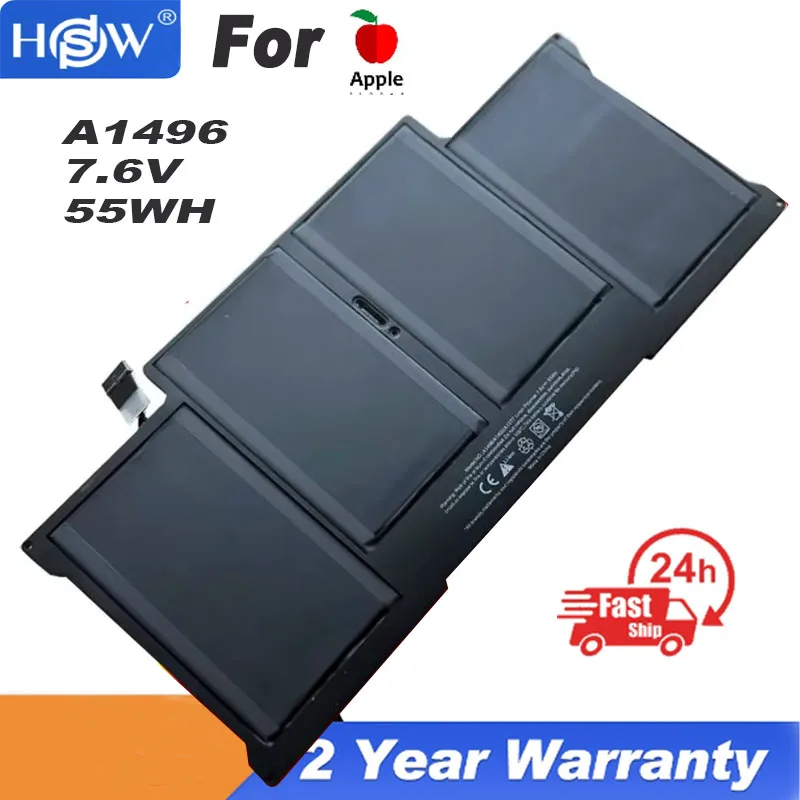 بطارية كمبيوتر محمول جديدة A1496 لأجهزة Apple MacBook Air 13