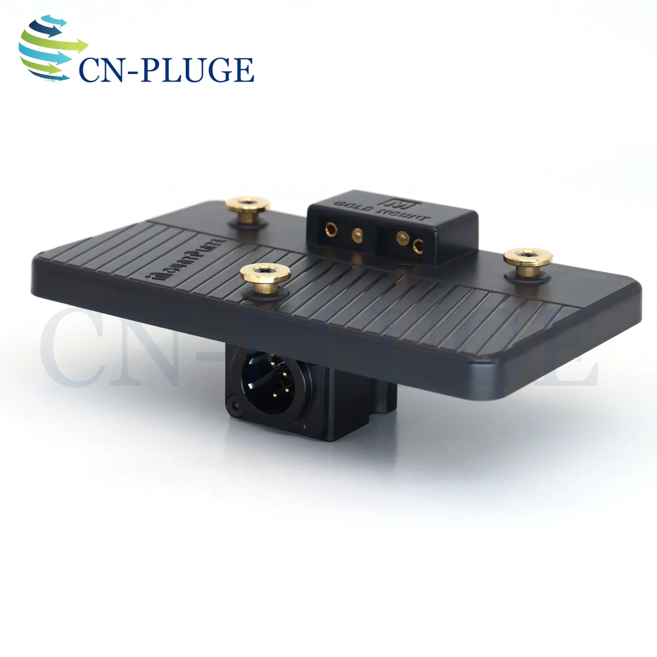 

XLR 4-контактный адаптер для аккумулятора с золотым креплением, пластинчатый преобразователь, совместимый с Anton-Bauer Sony HDV DSLR Rig Panasonic ARRI RED JVC Vid