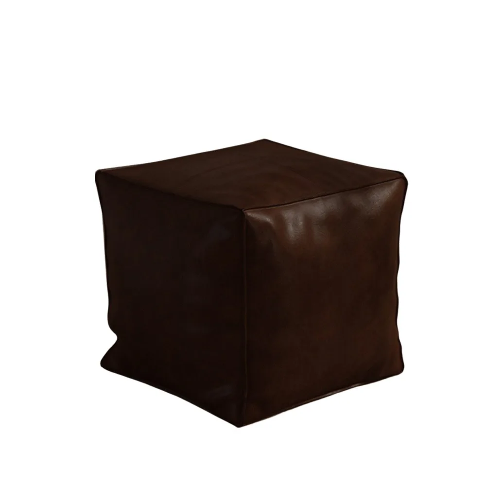 

Nordic Style Non-Slip Storage Stool Large Capacity Waterproof Unstuffed Cushion Cover No Fillings Thicken Moroccan Pouf Balcony