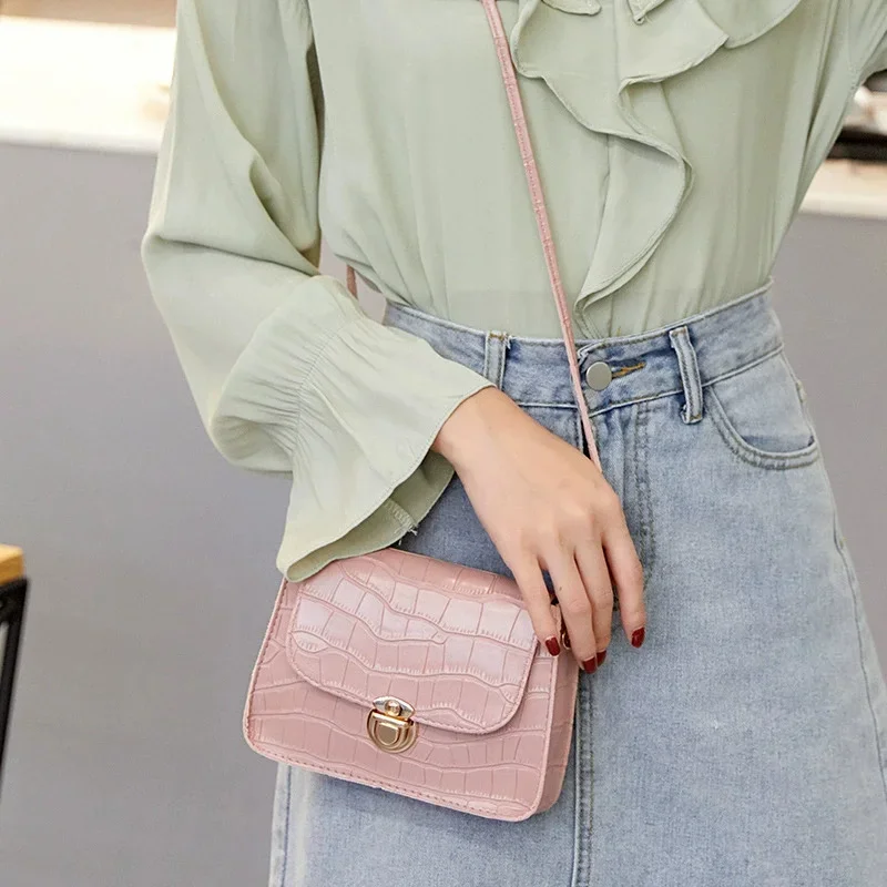 

Women Shoulder Bag Square Bag Fashion Casual Girls Handbag Underarm Bags Sac Bandouillère Femme Ladies Bag