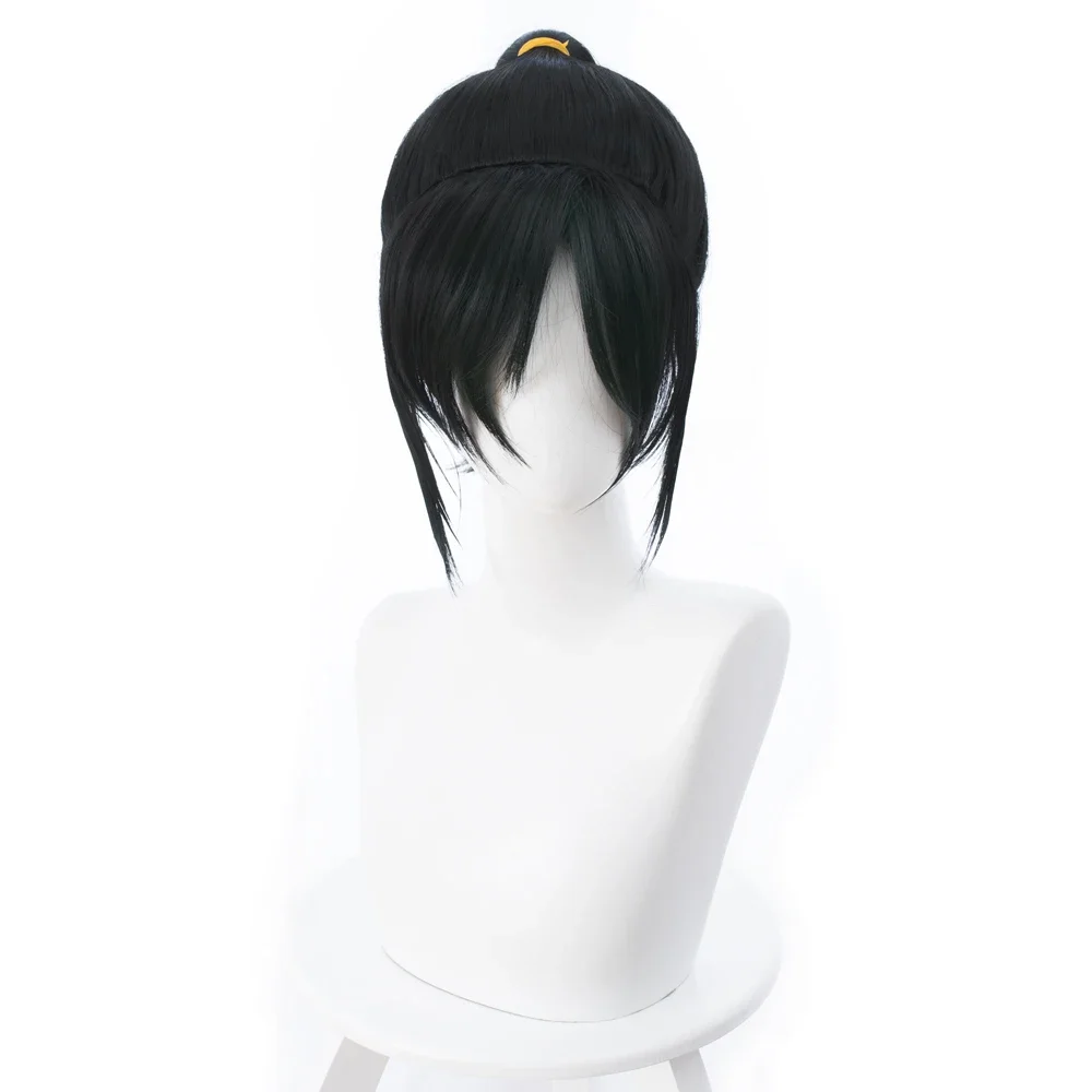 Anime Ralph Breaks the Internet Cosplay Wig Vanellope von Schweetz Black Wig Halloween Cosplay Prop