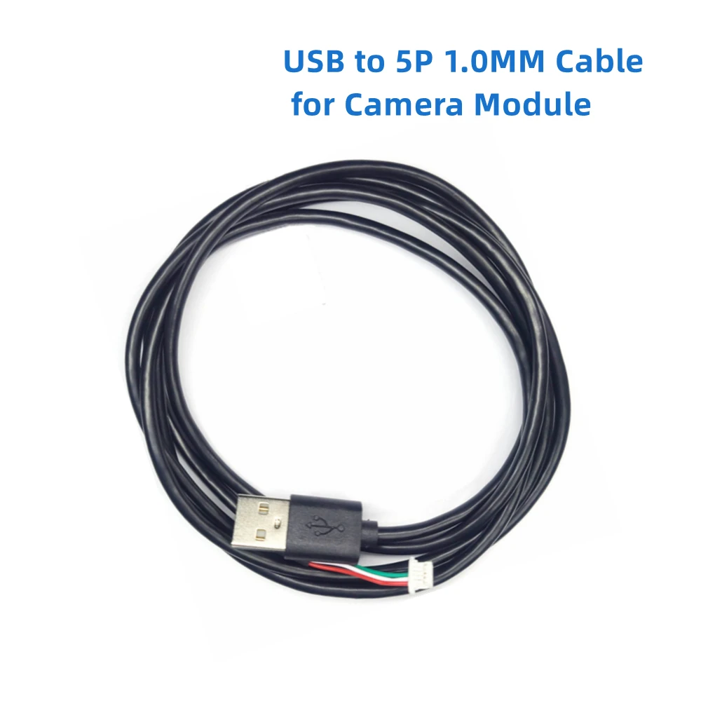 USB to 5Pin 1.0mm Connect Cable for USB Camera Module Board OV5640 OEM Length 50CM 120CM 2M Adapter USB Cable for webcam