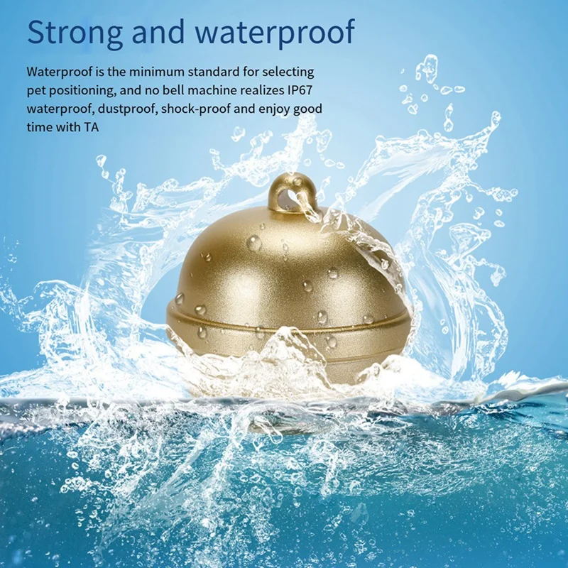 Pet Dog Tracker Gps Locator With Google Map Real Time Tracking For Pet GPS Locator Dog Tracker Gold