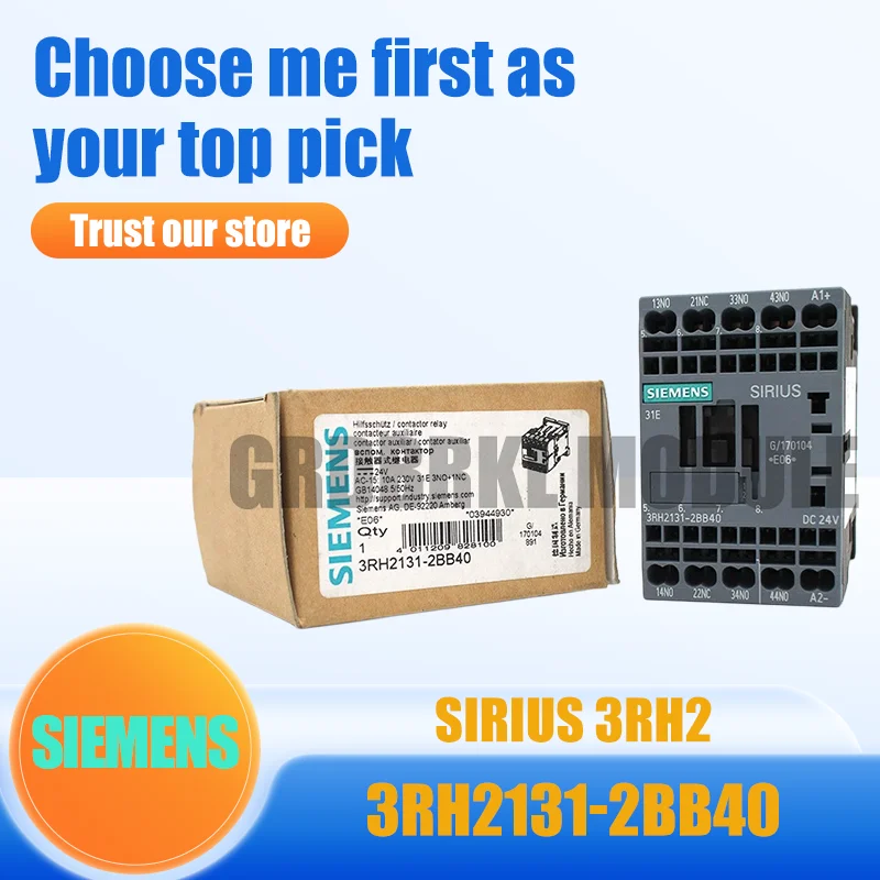 New Original SIEMENS 3RH2131-2BB40  Contactor Relay 24 V DC