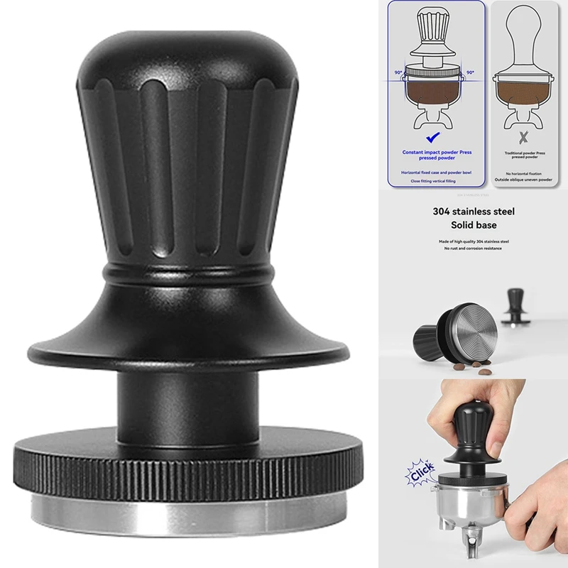 

Coffee Tamper Constant Force Powder Tamper Espresso Thread Tamper Powder Press Hammer Coffee Distributor