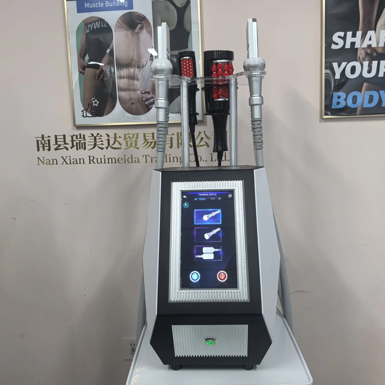 EMS Cool T Shock Cryoskin 4.0 Roller 2-in-1Machine Portable Equipment Hot and Cold Skin Tightening Loss Weight Body Slimming