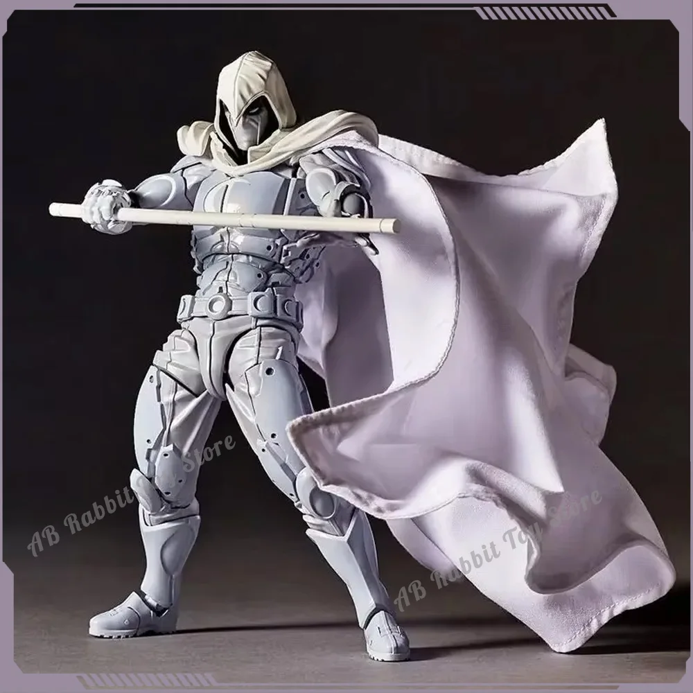 

Moon Knight Anime Figure Revoltech AMAZING YAMAGUCHI Marc Spector 16cm Action Figurine PVC Model Collection Christmas Toy Gift