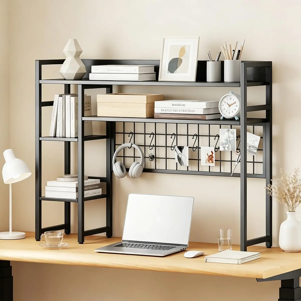 Desktop Bookshelf for Monitors up to 32