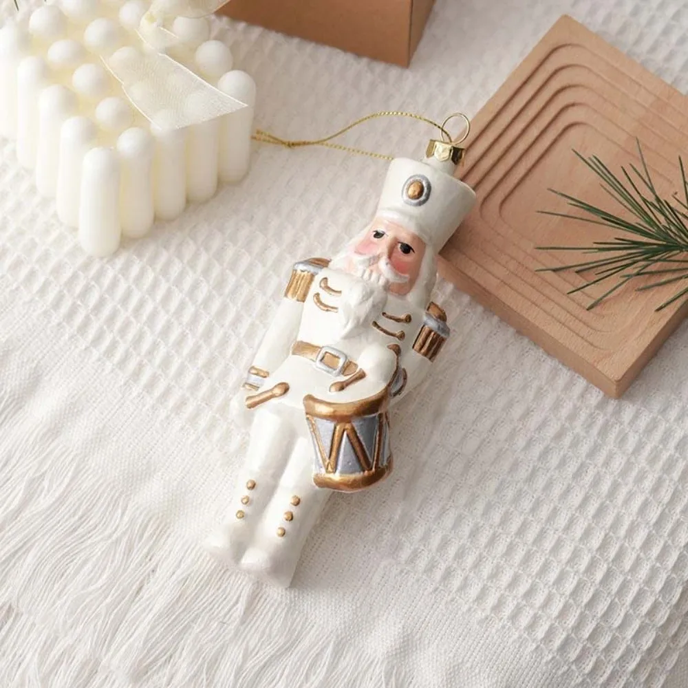 

Dreamy PVC Christmas Hanging Ornament House Snowflake Xmas Pendant Bow Handmade Christmas Tree Decoration Indoor Outdoor Use