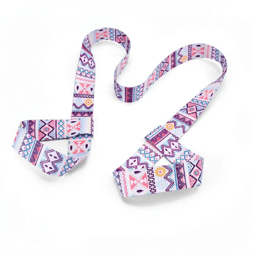 Colorful Colorful Printed Yoga Mat Strap Durable Nylon Carrier Sling Yoga Stretch Band For Fitness Pilates Exercise Equipment - Aliexpress Deal