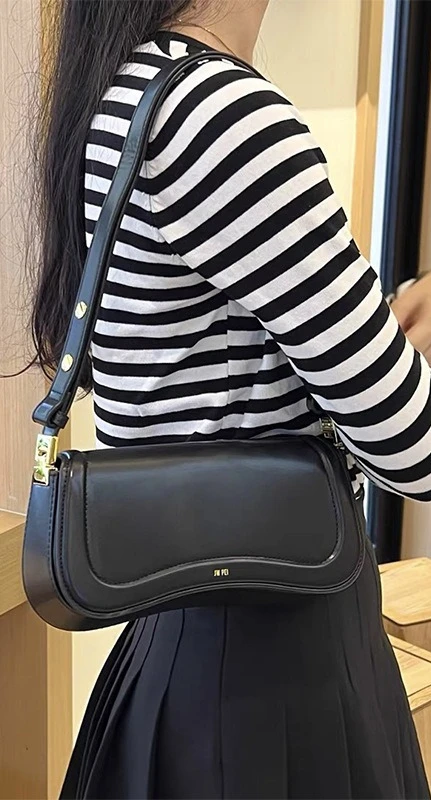 جلد طبيعي قابل للتحويل حقيبة كتف 2025 للنساء، محفظة تحت الإبط وكروس الجسم، حقيبة عمل مكتبية للتنقل اليومي #2