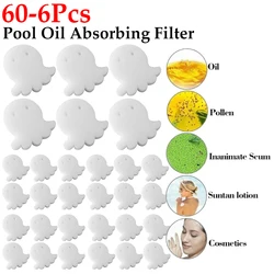 60-6Pcs Swimming Pool Filter Sponges Octopus Shape Swimming Pool Foam Sponge Filter Tub SPA Oil Absorbing Sludge Cleaning Tool