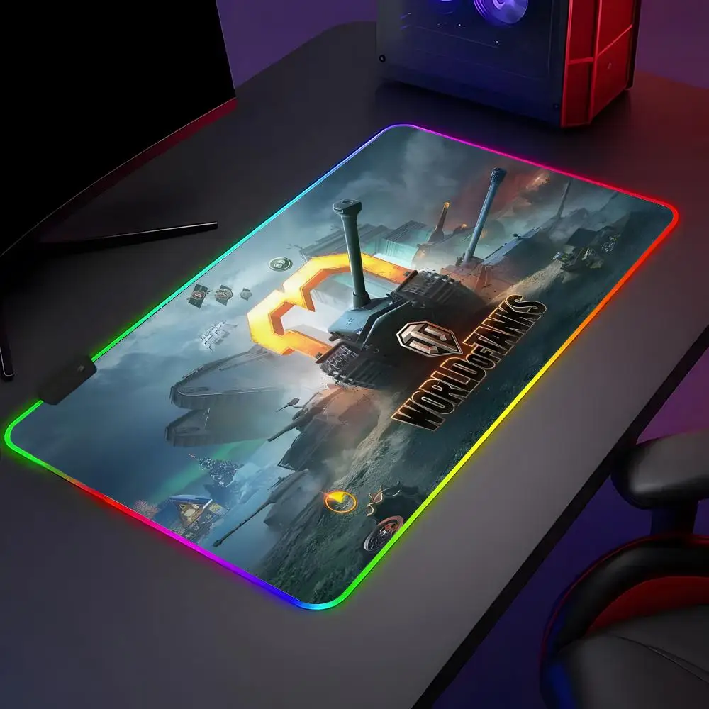 

Коврик для мыши W-World of T-Tanks, 1 шт., большой игровой коврик с застежкой по краям, утолщенный, для компьютерной клавиатуры, стола, рабочего места