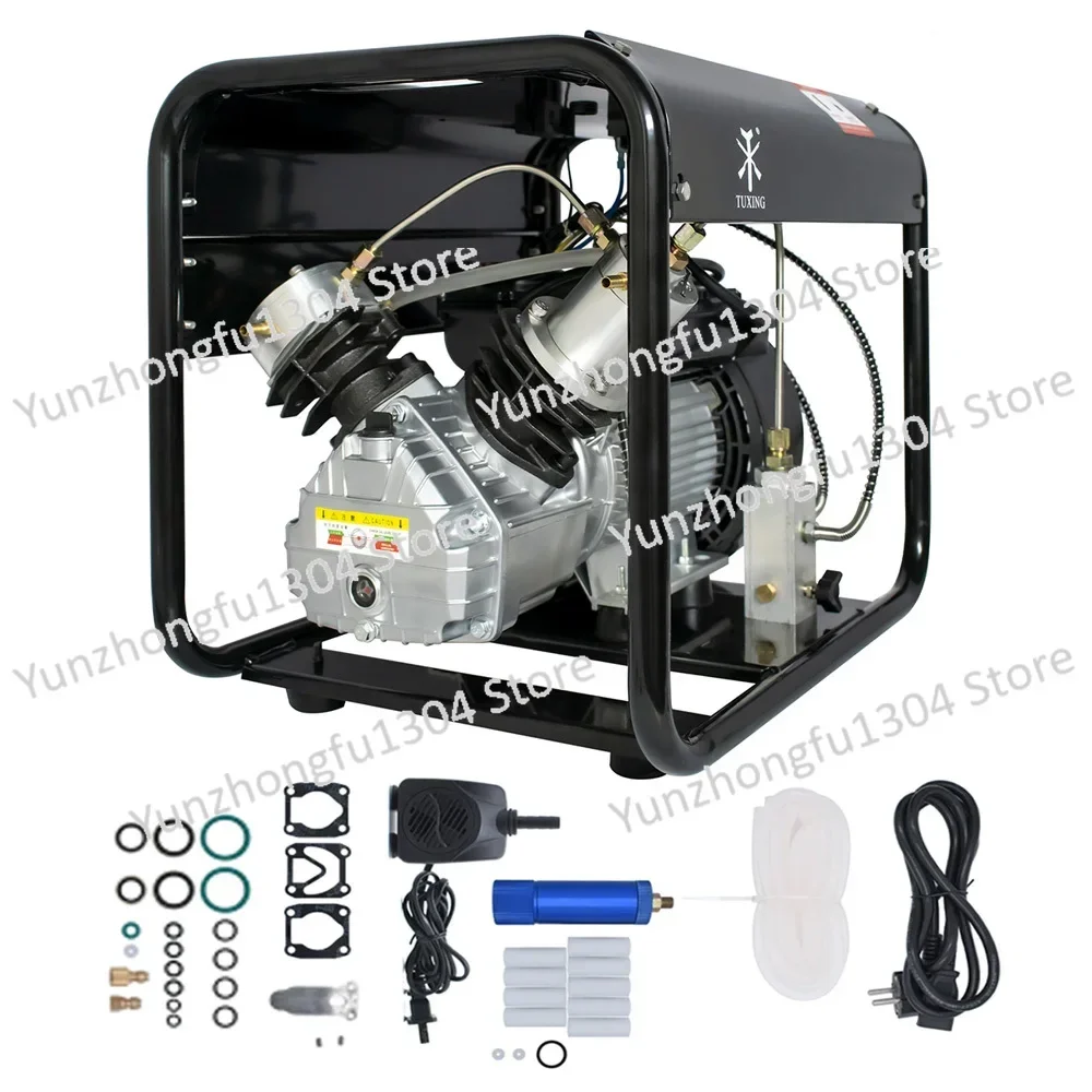 

300Bar PCP Air Compressor 4500Psi High Pressure Compressor for Inflator PCP Rifle Airgun Diving Scuba 6.8L Tank TXED011