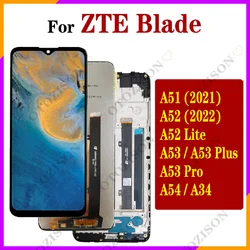 6.82“ LCD With Frame For ZTE Blade V2020 Smart 8010 5G Display Screen Touch Digitizer Assembly V2020 Smart Display Replacement