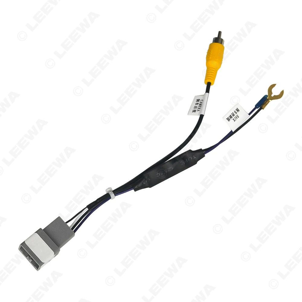 LEEWA Auto 12-pin Reverse Camera Output Video Adapter Wiring Cable For Honda Original Factory Car Camera Video Output