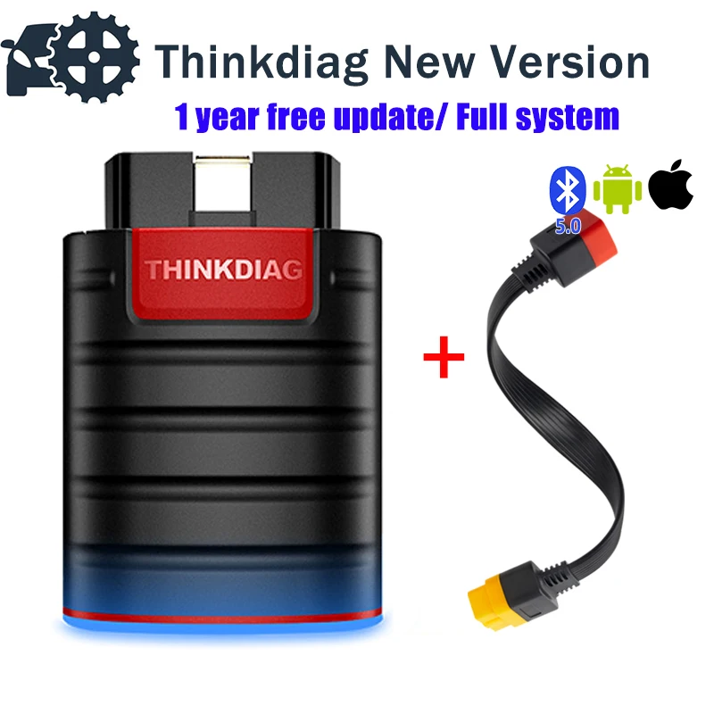 

2024 THINKCAR Thinkdiag Hot Version Full System All Car 16 Reset Service OBD2 Diagnostic Tool ECU Coding Active Test 1 Year Free